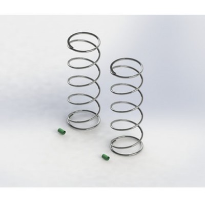 [˾ũ] TD330779 [TEAM DURANGO] SHOCK SPRING 70mm GREEN (75 gf/mm)(2pcs)