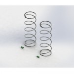 [TEAM DURANGO] SHOCK SPRING 70mm GREEN (75 gf/mm)(2pcs)