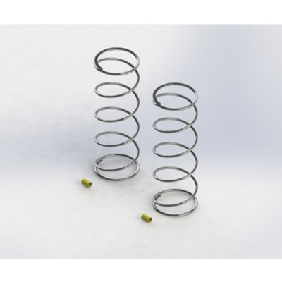 [˾ũ] TD330780 [TEAM DURANGO] SHOCK SPRING 70mm YELLOW (80 gf/mm)(2pcs)