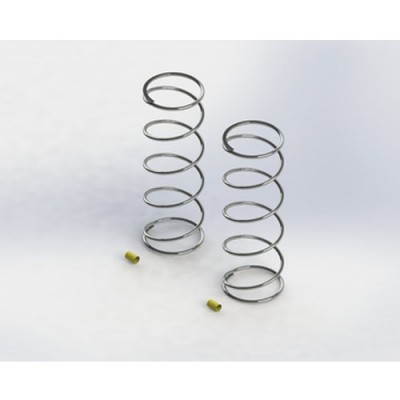[˾ũ] TD330815 [TEAM DURANGO] SHOCK SPRING 75mm YELLOW (80 gf/mm)(2pcs)
