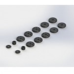 [TEAM DURANGO] SHOCKS INTERNAL PLASTIC PARTS SET