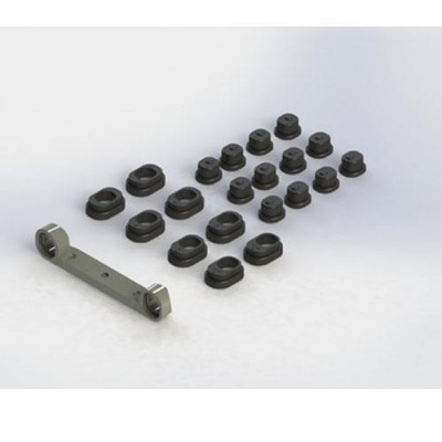[˾ũ] TD330650 [TEAM DURANGO] UPPER SUSPENSION HANGER AND INSERT SET