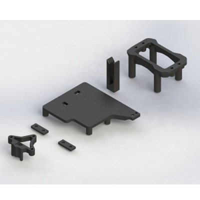 [˾ũ] TD320324 [TEAM DURANGO] ESC TRAY AND SERVO MOUNT SET