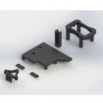 [TEAM DURANGO] ESC TRAY AND SERVO MOUNT SET