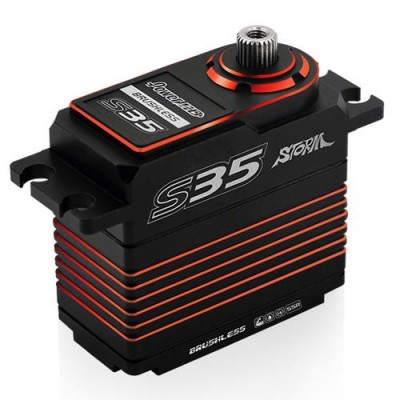 �˾���ũ S35-RED [POWER HD] S35 SANWA SSR, HV, Brushless Servo (35.0Kg / 0.07sec)