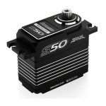 [POWER HD] S50 Metal Case HV, Brushless Servos 50Kg / 0.1sec (Titanium Gear)