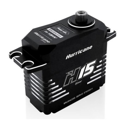 �˾���ũ H15-SILVER [POWER HD] Hurricane H15 Brushless, HV Premium Titaniun Gear 17.5 KG, 0.03 Sec