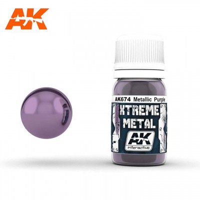 [�˾���ũ] CAK674 [AK interactive] [35ml]CAK674 XTREME METAL METALLIC PURPLE
