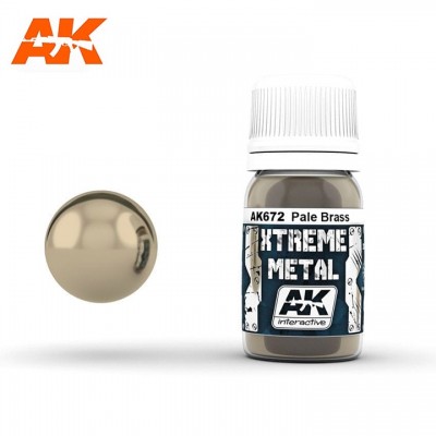 [�˾���ũ] CAK672 [AK interactive] [35ml]CAK672 XTREME METAL PALE BRASS