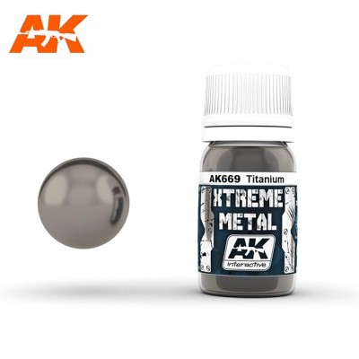 [�˾���ũ] CAK669 [AK interactive] [35ml]CAK669 XTREME METAL TITANIUM