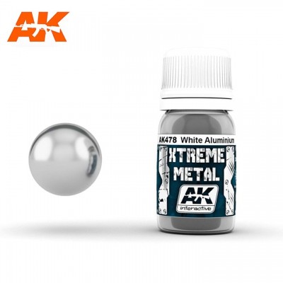 [�˾���ũ] CAK478 [AK interactive] [35ml]CAK478 XTREME WHITE ALUMINIUM