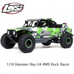 [TEAM LOSI] [ظӷ] 1/10 Hammer Rey U4 4WD Rock Racer Brushless RTR with Smart and AVC, Green