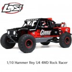 [TEAM LOSI] [ظӷ] 1/10 Hammer Rey U4 4WD Rock Racer Brushless RTR with Smart and AVC, Red