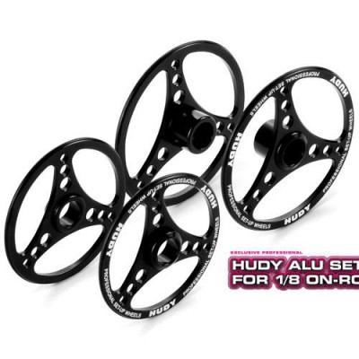 [�˾���ũ] 108070 [HUDY] 108070 Alu Set-Up Wheel for 1/8 On-Road (4)