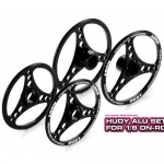 [HUDY] 108070 Alu Set-Up Wheel for 1/8 On-Road (4)