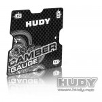 [HUDY] 107750 GRAPHITE QUICK CAMBER GAUGE 1/10 TOURING 1.5��; 2��; 2.5��
