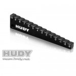 [HUDY] 107712 CHASSIS DROOP GAUGE -3 TO 10 MM FOR 1/10 CARS (10 MM)