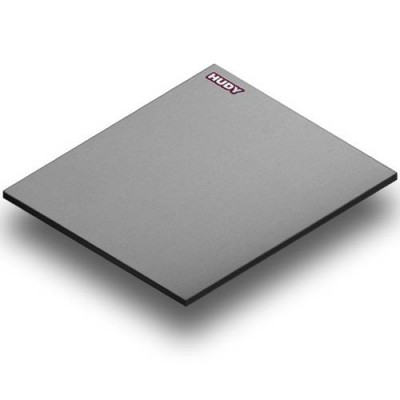 [�˾���ũ] 108602 [HUDY] FLAT SET-UP BOARD FOR 1/10 OFF-ROAD - LIGHTWEIGHT - SILVER GREY