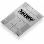 [HUDY] 108360 PLASTIC SET-UP BOARD DECAL 282x386mm - 1/10 TC
