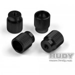 [HUDY] 109360 ALU NUT FOR 1/10 TOURING SET-UP SYSTEM (4)