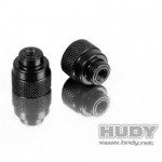 [HUDY] 109460 ALU NUT M3 FOR 1/10 & 1/12 PAN CAR SET-UP SYSTEM (2)