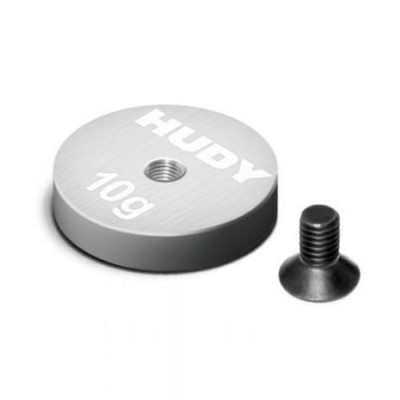 [�˾���ũ] 293085 [HUDY] Pure Tungsten Weight Thin Round 15mm with M3 - 10g