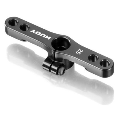 [�˾���ũ] 293446 [HUDY] 293446 ALU CLAMP THROTTLE SERVO HORN - FUTABA, SAVX - 2-HOLE - 25T