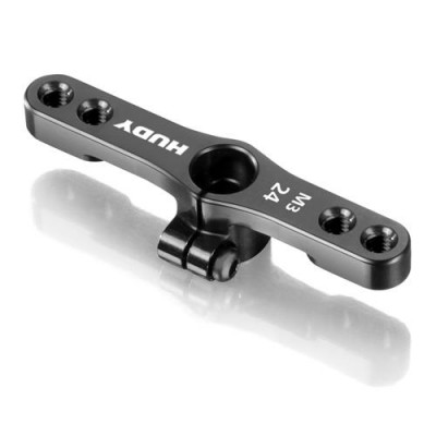 [�˾���ũ] 293448 [HUDY] 293448 ALU CLAMP THROTTLE SERVO HORN - HITEC - 2-HOLE - M3 - 24T