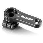 [HUDY] 293401 ALU CLAMP SERVO HORN - KO PROPO, JR, SANWA, AIRTRONICS - OFFSET - 23T