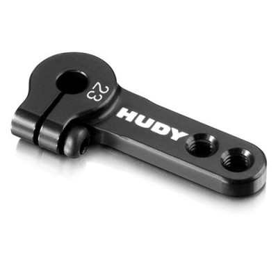 [�˾���ũ] 293404 [HUDY] 293404 ALU CLAMP SERVO HORN - KO PROPO, JR, SANWA, AIRTRONICS - 2-HOLE - 23T