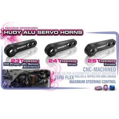 [�˾���ũ] 293502 [HUDY] 293502 ALU SERVO HORN - HITEC - 24T