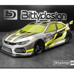 [BITTY DESIGN] - HC-F, 1/10 FWD 190mm for Front Wheel Drive Car (Clear)