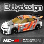 [BITTY DESIGN] (M  ٵ) - HC-M, 1/10 M-Chassis Body (Clear)