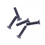 [ARROW MAX] Alu Screw allen countersunk M3x15 Gray (7075) (5)