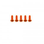 [ARROW MAX] Alu Screw allen countersunk M3x10 Orange (7075) (5) (÷Ʈ)