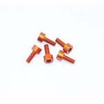 [ARROW MAX] Alu Screw allen cilinder head M2.2x6 Orange (7075) (5)