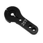 [DETAILS TECH] Clamping Aluminum RC Servo Horns - 25T (Black)