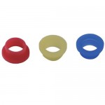 [DETAILS TECH] (1:8 ) Engine Exhaust Pipe Silicone Gasket 3pcs/set for 1/8 RC Cars (Red Yellow Blue)