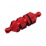 [DETAILS TECH] ( ) Aluminum RC Fuel Filter - 36x11mm (Red)