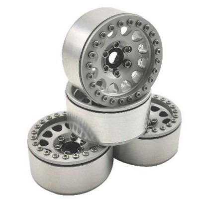 [�˾���ũ] DTCW01909B [DETAILS TECH] 01909B(4PCS �Ѵ��, ��Ż ���� ��) 1.9 Aluminum Beadlock Crawler Wheels 4pcs