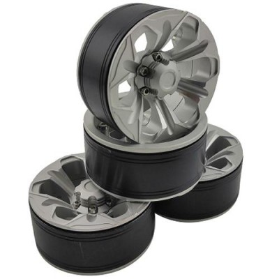 [�˾���ũ] DTCW01904D [DETAILS TECH] 01904D(4PCS �Ѵ��, ��Ż ���� ��, 6 ����ũ) 1.9 Aluminum Beadlock Crawler Wheels 4pcs