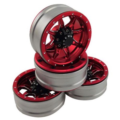 [�˾���ũ] DTCW01901A [DETAILS TECH] 01901A(4PCS �Ѵ��, ��Ż ���� ��, ����) 1.9 Aluminum Beadlock Crawler Wheels 4pcs - Spider