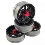 [DETAILS TECH] 01901B(4PCS �Ѵ��, ��Ż ���� ��, ����) 1.9 Aluminum Beadlock Crawler Wheels 4pcs - Spider