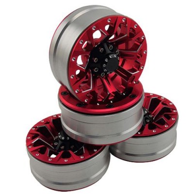 [�˾���ũ] DTCW01902A [DETAILS TECH] 01902A(4PCS �Ѵ��, ��Ż ���� ��, ����) 1.9 Aluminum Beadlock Crawler Wheels 4pcs - Strong