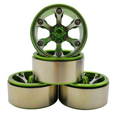 [�˾���ũ] DTCW19004A [DETAILS TECH] 19004A(4PCS �Ѵ��, ��Ż ���� ��, �׸�) 1.9 Aluminum Beadlock Crawler Wheels 4pcs