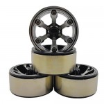 [DETAILS TECH] 19004B(4PCS �Ѵ��, ��Ż ���� ��, 6 ����ũ) 1.9 Aluminum Beadlock Crawler Wheels 4pcs