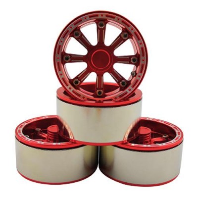[�˾���ũ] DTCW19001A [DETAILS TECH] 19001A(4PCS �Ѵ��, ��Ż ���� ��, ����) 1.9 Aluminum Beadlock Crawler Wheels 4pcs