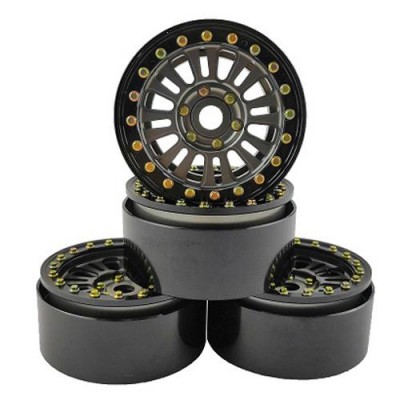 [�˾���ũ] DTCW01001 [DETAILS TECH] 01001(4PCS �Ѵ��, ��Ż ���� ��, ��� ����) 1.9 Aluminum Beadlock Crawler Wheels 4pcs
