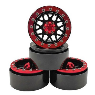 [�˾���ũ] DTCW01003 [DETAILS TECH] 01003(4PCS �Ѵ��, ��Ż ���� ��, ����) 1.9 Aluminum Beadlock Crawler Wheels 4pcs