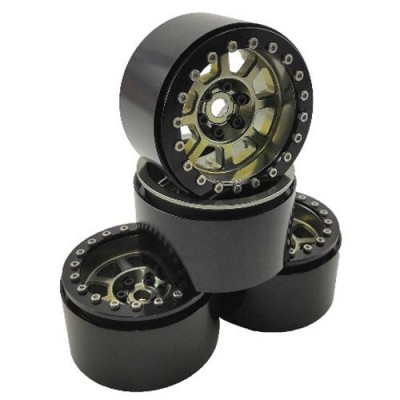 [�˾���ũ] DTCW02207B [DETAILS TECH] 02207B(4PCS �Ѵ��, ��Ż ���� ��) 2.2 Aluminum Beadlock Crawler Wheels 4pcs